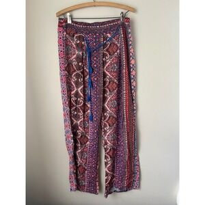 Boho Gypsies & Moondust Women's Boho Patterned Palazzo Pant Beach Spring